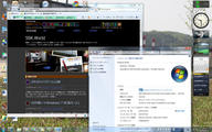 Windows 7 RC版のデスクトップ画面 on 自作タワー