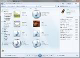 Windows Media Playerで同期中