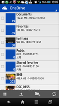 Android版のOneDrive
