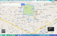 Googleマップ上に表示される位置情報