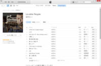 iTunes Storeの「Lovable People」