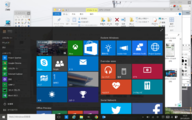 Windows 10 Insider Preview Build 10074 - デスクトップ画面