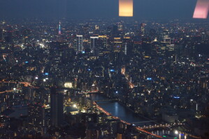 東京スカイツリー : 天望回廊からの夜景