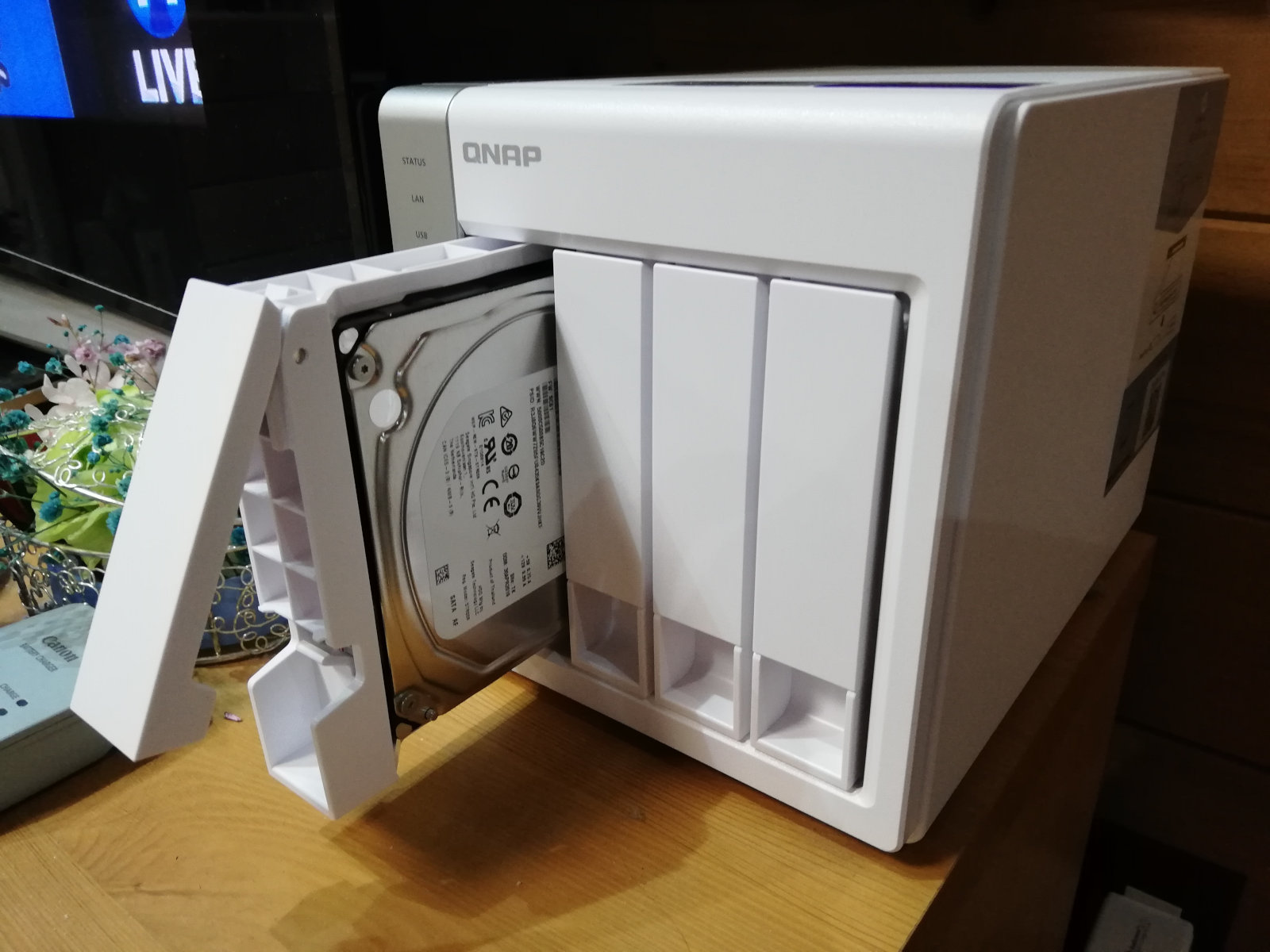 番組保管のためにNAS