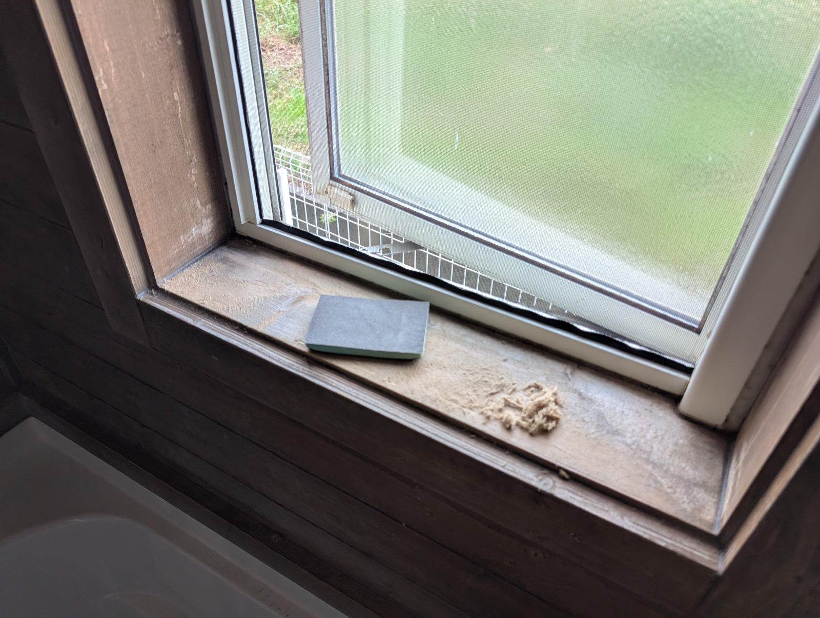 塗装作業のリハビリ