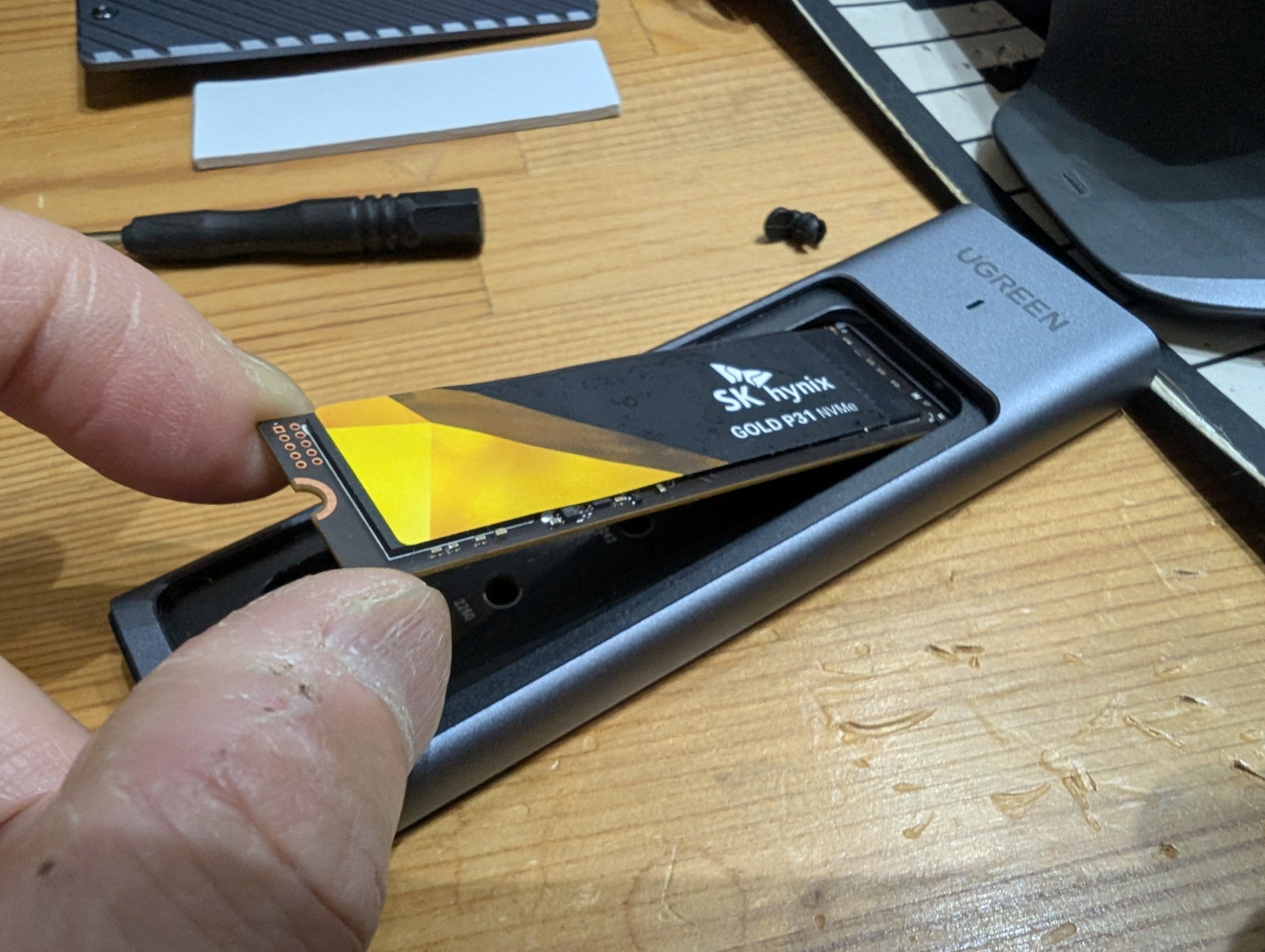 忘れていたSSD、再利用